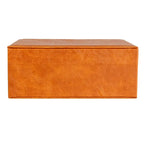Household Essentials Vegan Leather 2-Layer Jewelry Organizer Box with Clasp Closure - 9.3 L x 7.3 W x 3.8 H