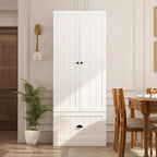 Combo Hall Tree Storage Bench Entryway Shelf Coat Rack Cloest Armoire