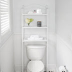 Household Essentials 3-Tier Metal Over the Toilet Bathroom Storage Shelf - 11.6L x 23.5W x 65.5H