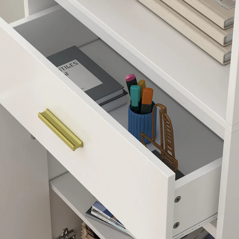 23.6 W X 70.8 H X 11.8 D Linen Cabinet BookCase Space Saving - 23.6W x 70.8H