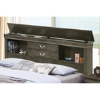 Louis Philippe Queen Storage Platform Bed