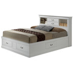 Louis Philippe Queen Storage Platform Bed