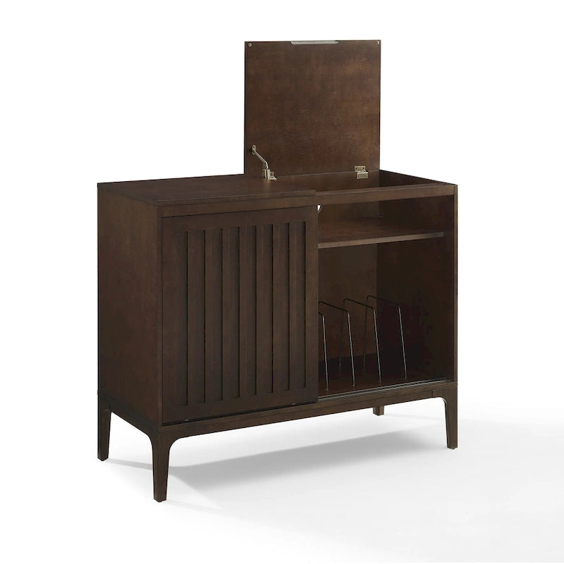 Crosley Asher Record Storage Media Console