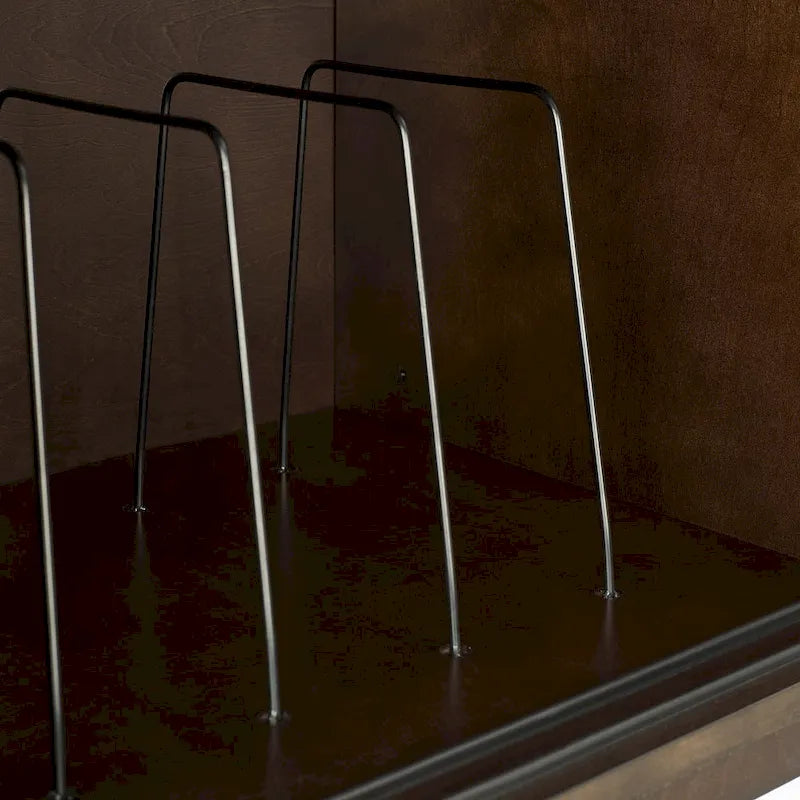 Crosley Asher Record Storage Media Console