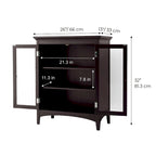 Teamson Home Madison Freestanding Floor Cabinet - 13L x 26W x 32H