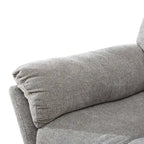 Swivel Rocker Fabric Recliner Chair Manual Reclining Sofa Set of two