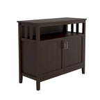 Moda Kitchen Storage Sideboard And Buffet Server Cabinet Brown