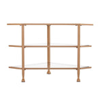 SEI Furniture Jensen Metal Corner Media TV Stand for TV's up to 33.25