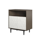 CosmoLiving by Cosmopolitan Olivia Grey Storage Cabinet