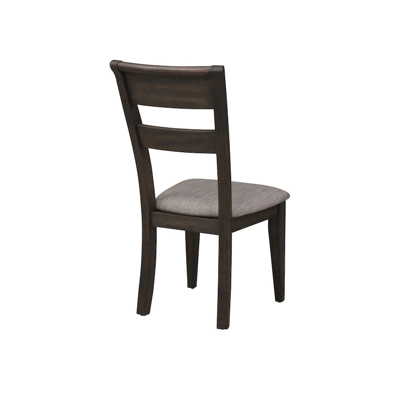 Double Bridge Dark Chestnut 7 Piece Trestle Table Set