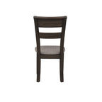Double Bridge Dark Chestnut 7 Piece Trestle Table Set