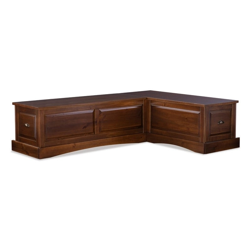 Ame Walnut Backless Nook Table Set