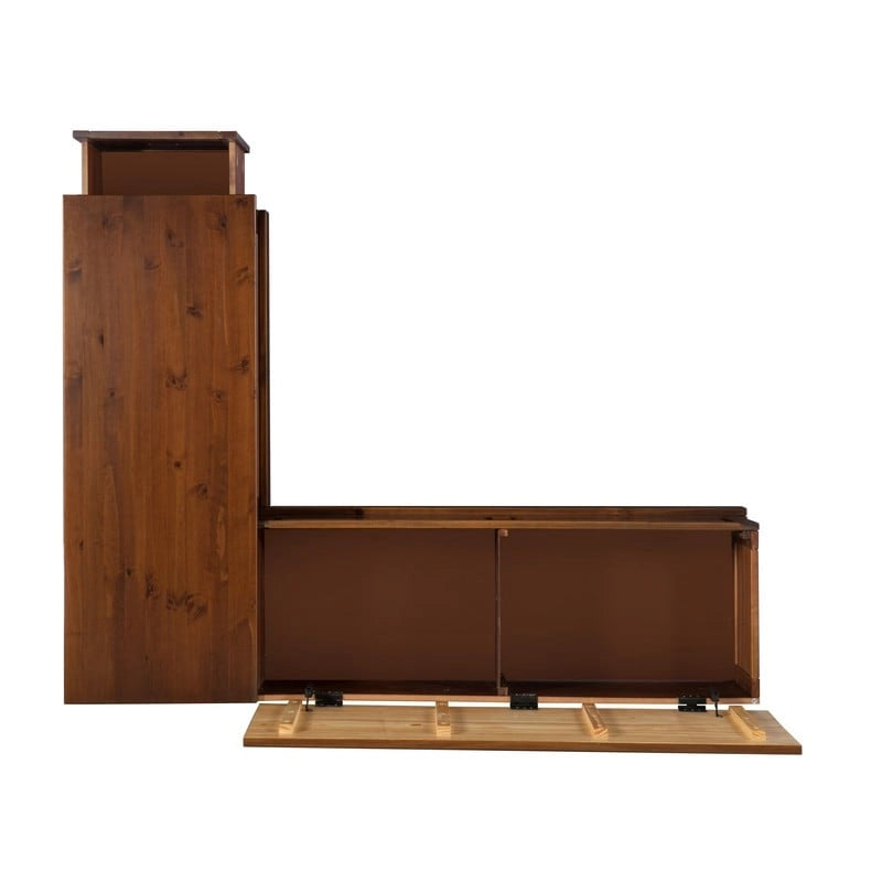 Ame Walnut Backless Nook Table Set