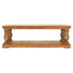 Edmaire Light Natural Baluster 55-inch Coffee Table by iNSPIRE Q Artisan