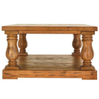 Edmaire Light Natural Baluster 55-inch Coffee Table by iNSPIRE Q Artisan