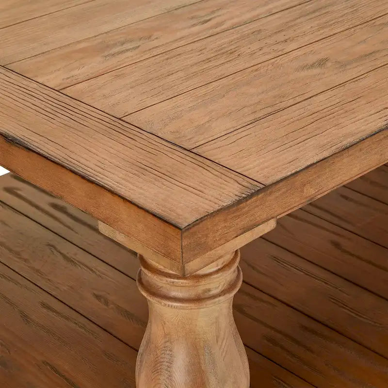 Edmaire Light Natural Baluster 55-inch Coffee Table by iNSPIRE Q Artisan