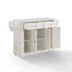 Crosley Cambridge Granite Top Full Size Kitchen Island/Cart - 51.5 W x 18 D x 36 H