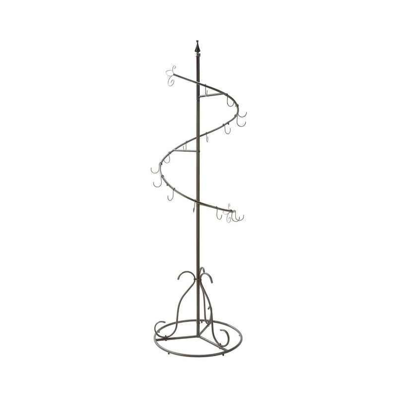Brown Metal Classic Spiral Purse Tree