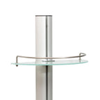 Organize It All 3 Tier Half Moon Glass Shelf - 11.5x6.7x30.5
