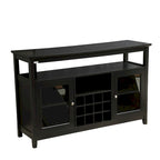 Concise Wooden Sideboard Wine Cabinet Buffet Table
