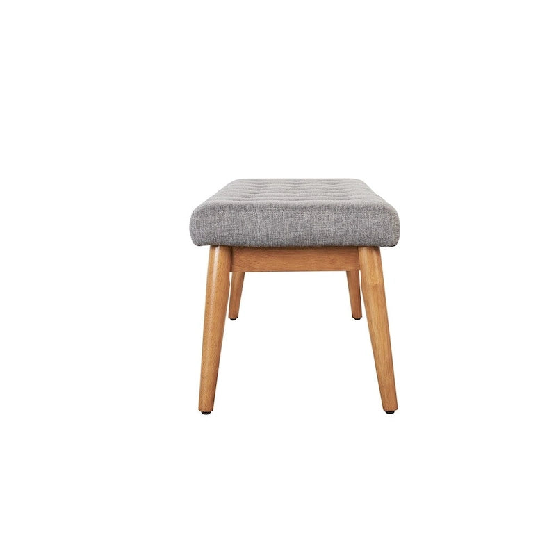 Crosley Landon Upholstered Bench In Acorn - 43.25  W x 16  D x 16.88  H