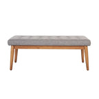 Crosley Landon Upholstered Bench In Acorn - 43.25  W x 16  D x 16.88  H