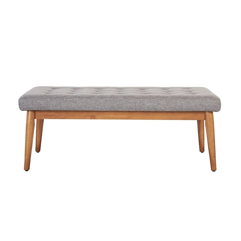 Crosley Landon Upholstered Bench In Acorn - 43.25  W x 16  D x 16.88  H