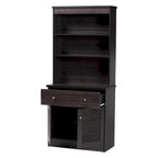 Traditional Dark Brown Wood Kitchen Storage by Baxton Studio