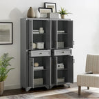 Crosley Tara 2Pc Pantry Set - 47.5W x 15D x 67.75H