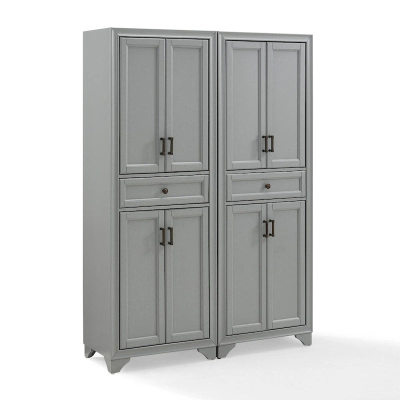 Crosley Tara 2Pc Pantry Set - 47.5W x 15D x 67.75H