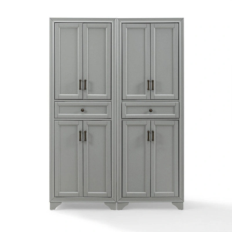 Crosley Tara 2Pc Pantry Set - 47.5W x 15D x 67.75H
