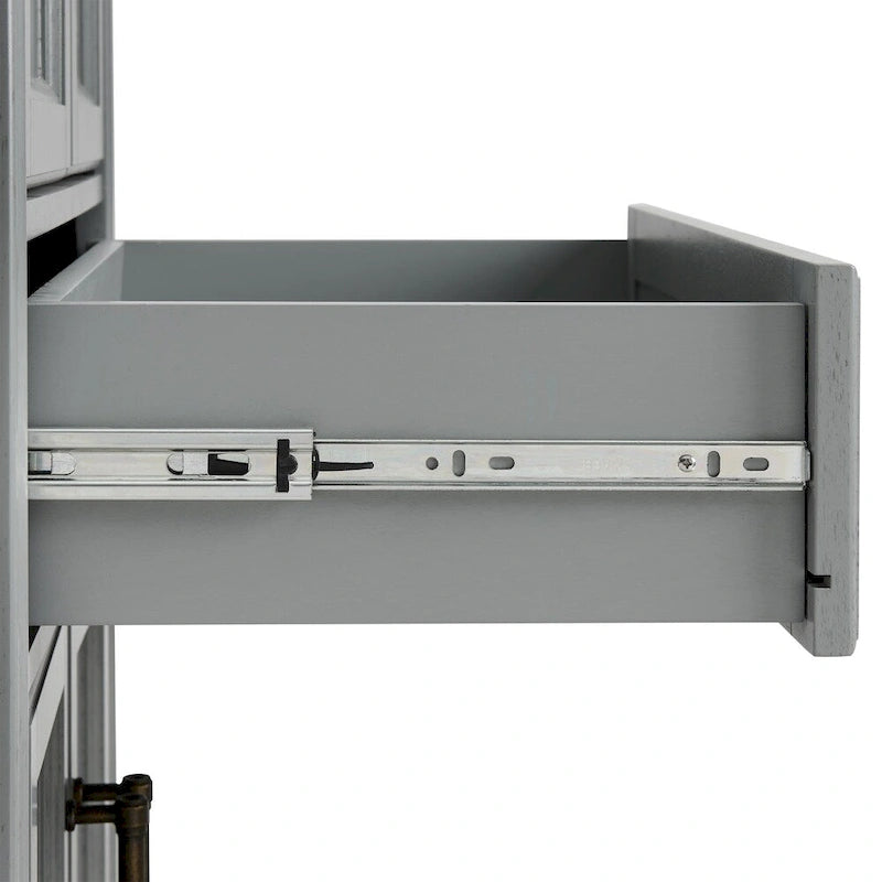 Crosley Tara 2Pc Pantry Set - 47.5W x 15D x 67.75H