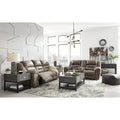 Stoneland Contemporary Reclining Sofa Fossil