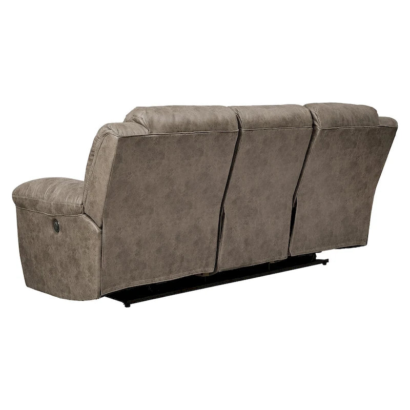 Stoneland Contemporary Reclining Sofa Fossil