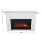 Alcott 75  Landscape Electric Fireplace by Real Flame