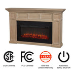 Alcott 75  Landscape Electric Fireplace by Real Flame