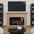 Alcott 75  Landscape Electric Fireplace by Real Flame