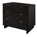 Manhattan Comfort 2-Piece Granville Modern Solid Wood Standard Dresser and Nightstand Set