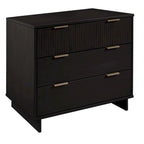Manhattan Comfort 2-Piece Granville Modern Solid Wood Standard Dresser and Nightstand Set