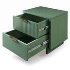 Manhattan Comfort 2-Piece Granville Modern Solid Wood Standard Dresser and Nightstand Set
