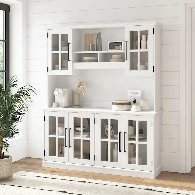Westbrook 60W Sideboard Buffet Cabinet with Hutch by Bush Furniture