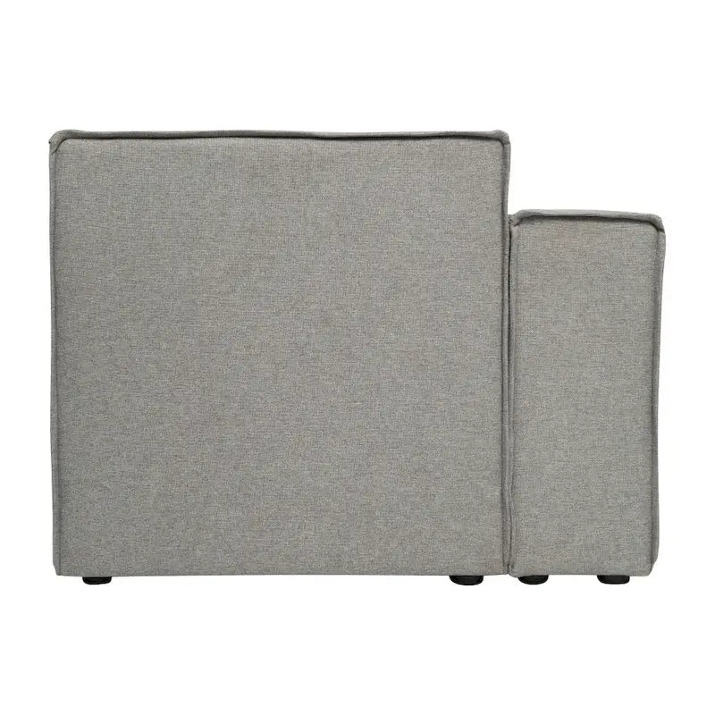 Contemporary Modular Sectional Sofa Left Side Chair with Armrest