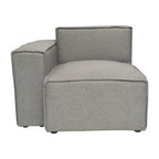 Contemporary Modular Sectional Sofa Left Side Chair with Armrest