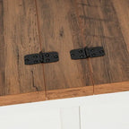 Modern Farmhouse Coffee Table with Hidden Interior Storage