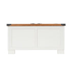 Modern Farmhouse Coffee Table with Hidden Interior Storage