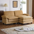 217*141*85 Chenille Two-Seater With Footstool Double Bag Indoor Double Sofa - 2+1