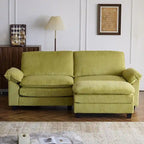 217*141*85 Chenille Two-Seater With Footstool Double Bag Indoor Double Sofa - 2+1