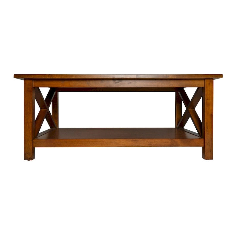 Solid Wood Traditional Farmhouse Coffee Table