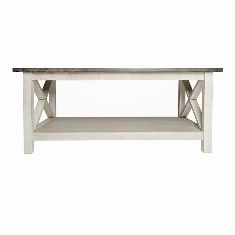 Solid Wood Traditional Farmhouse Coffee Table