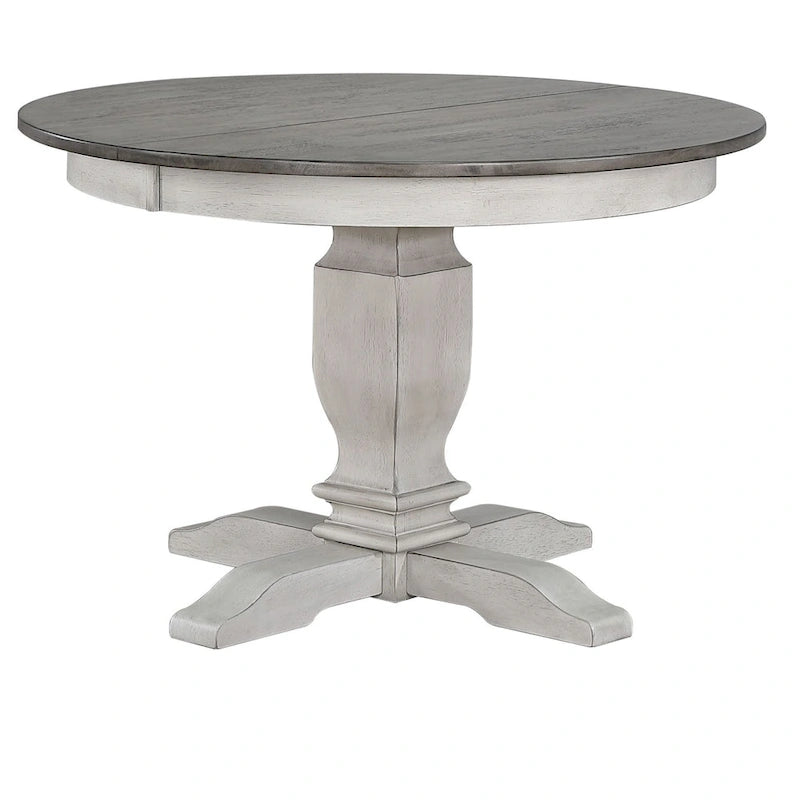 The Gray Barn Avalon 7-piece Contemporary Dining Set in Stormy White and Ash